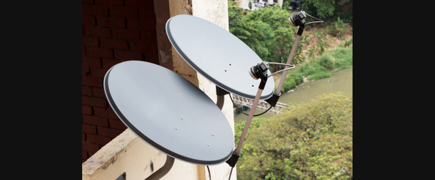 Dish satellites signal trimming